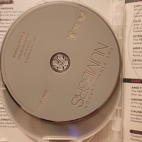 Numb3rs: The Final Season [4 Discs] with Slip Cover - Picture 5 of 5